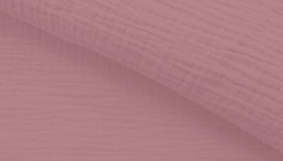 Muślin Double Gaze Róż Retro