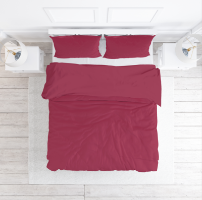 Pościel Bawełniana 160x200 Fuksja