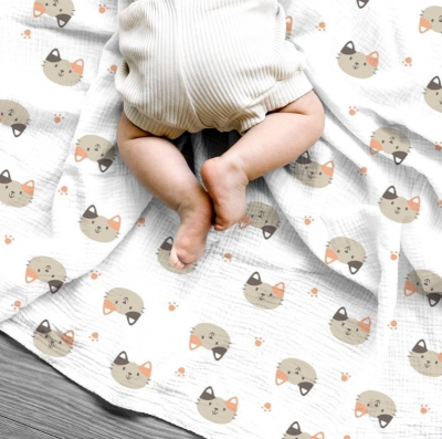 Muślin Double Gaze Kotki