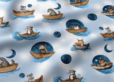 Zwierzątka w łódkach