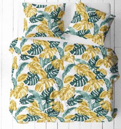 Kora liście monstery złote