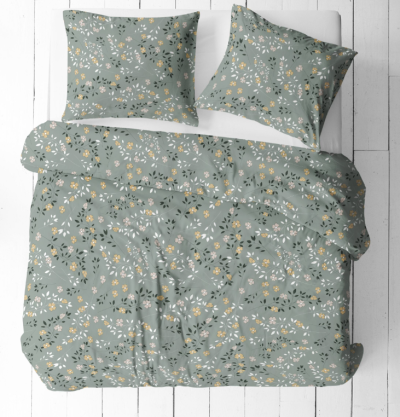 Kora drobne kwiatuszki zielone