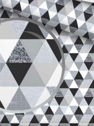 Trójkąty czarno-szare